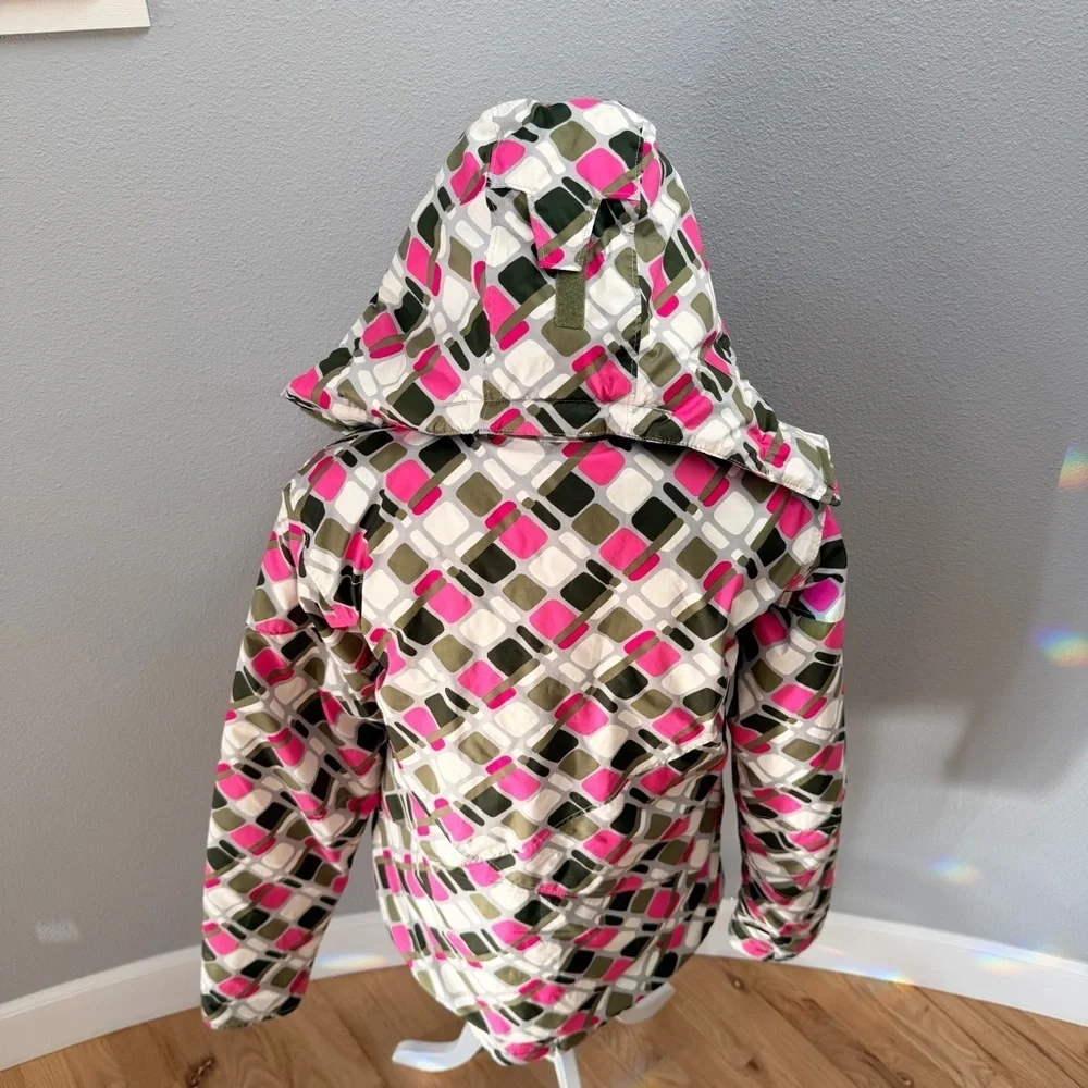 Columbia Kids Puffer Jacket - Pink, Green, and White